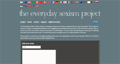 Desktop Screenshot of everydaysexism.com